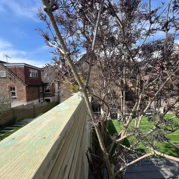 Garden landscaping project