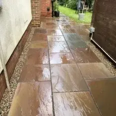 Choosing Indian sandstone for a patio