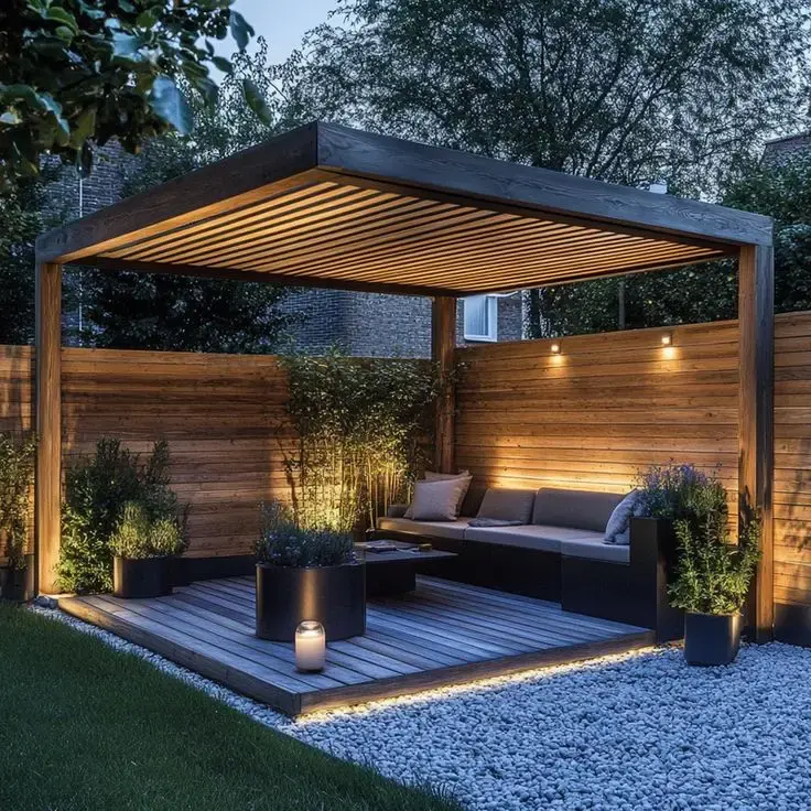 Louvered Pergola in Surrey