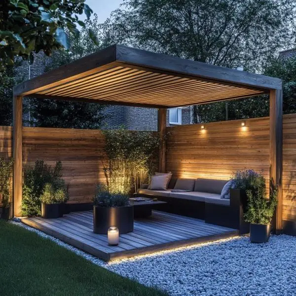 Louvered Pergola in Surrey