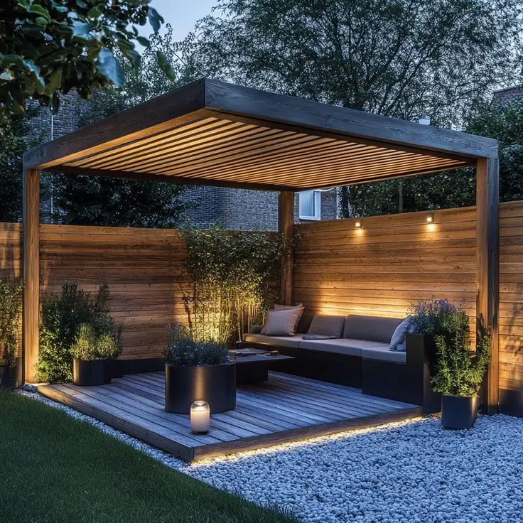 Louvered Pergola in Surrey