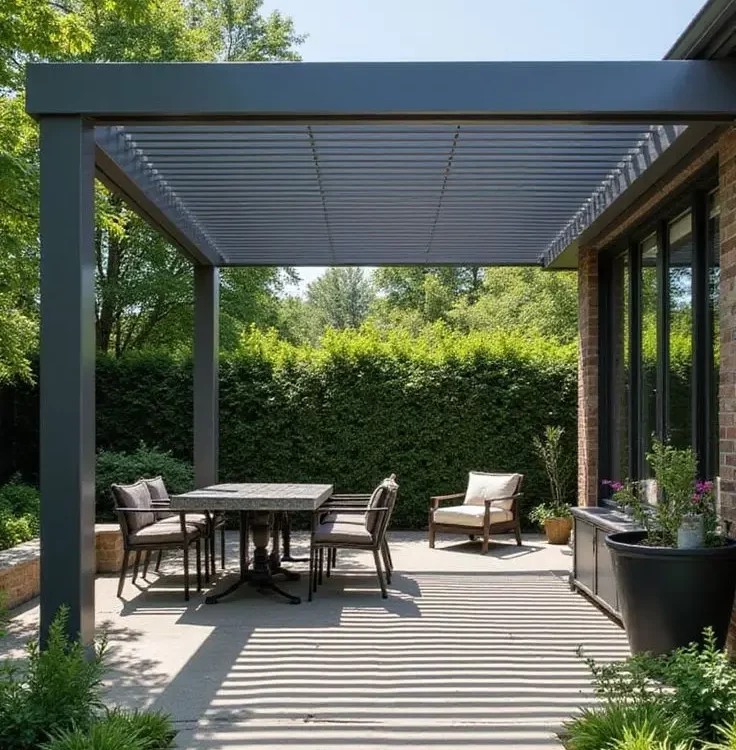 Louvered Pergola in Surrey