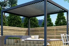 Louvered Pergola in Surrey