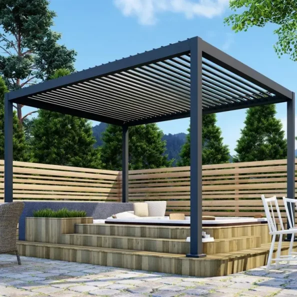 Louvered Pergola in Surrey