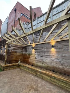 Timber Pergola Installation