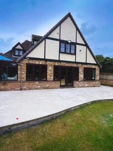 Porcelain Patio Installation