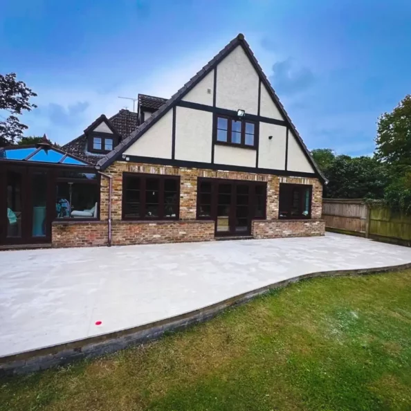 Porcelain Patio Installation