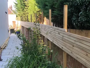 Batten Garden Fence