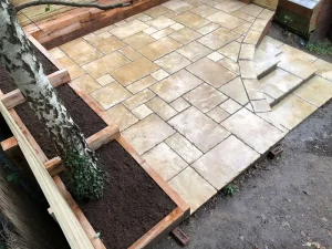 Patio with Steps